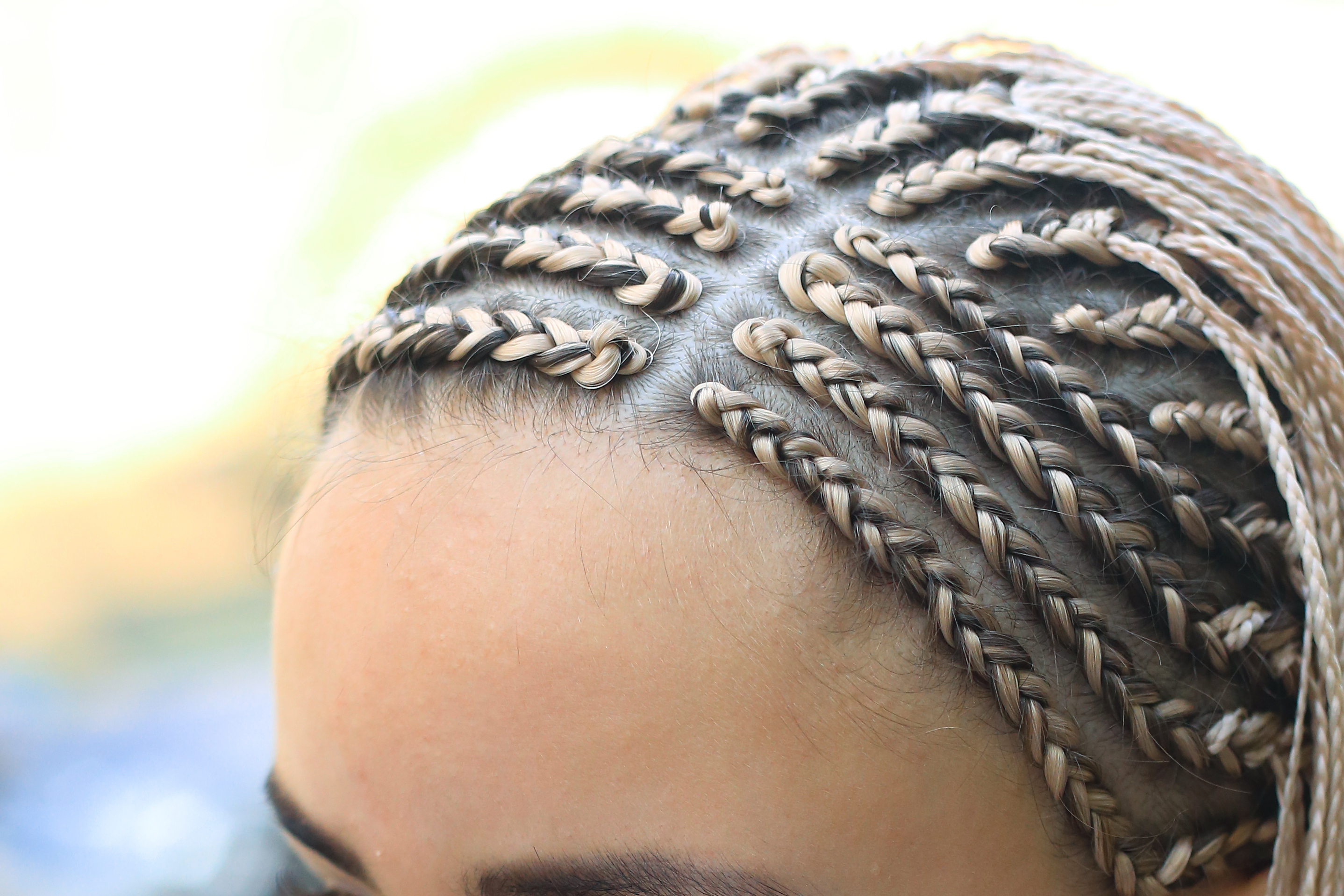 Braided hairstyle