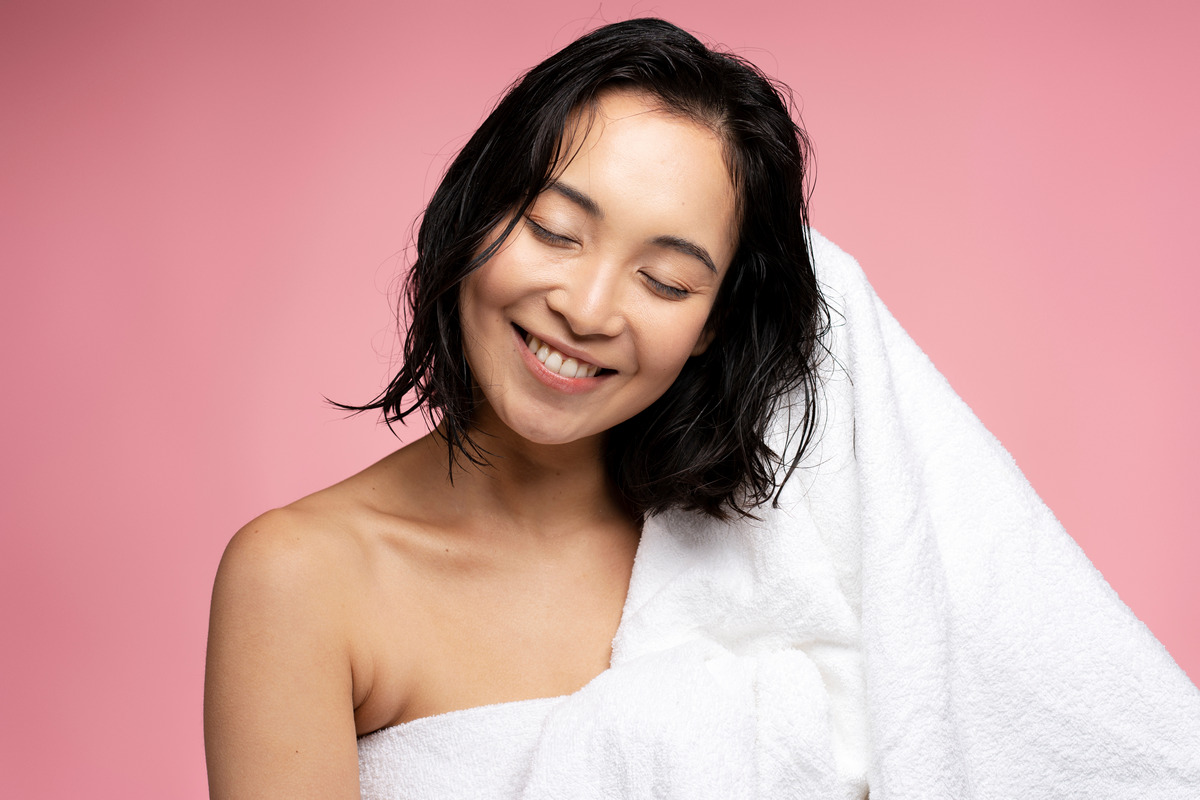 Use a soft bristle towel to dry your hair