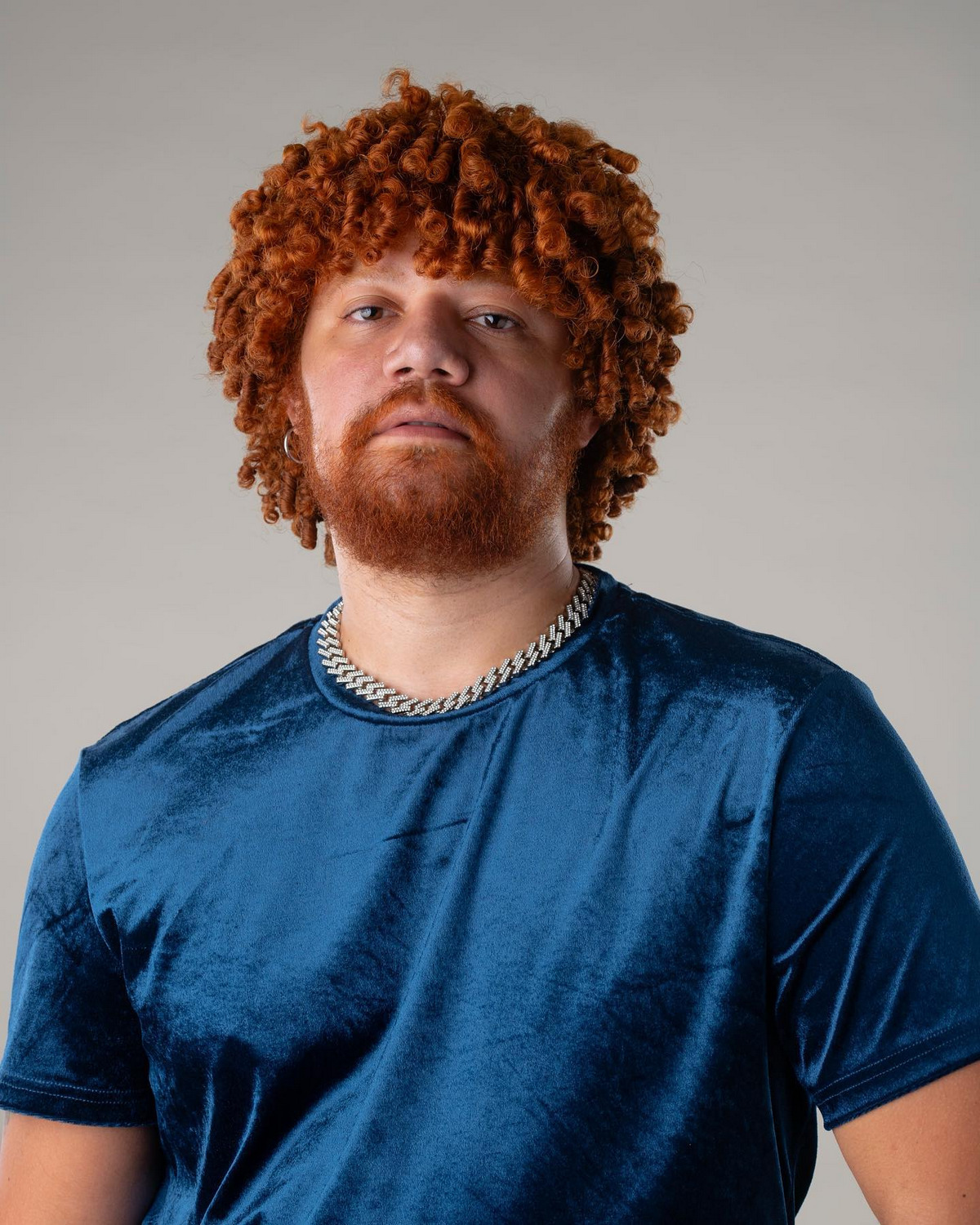 White Redhead Man With Type 4 Hair