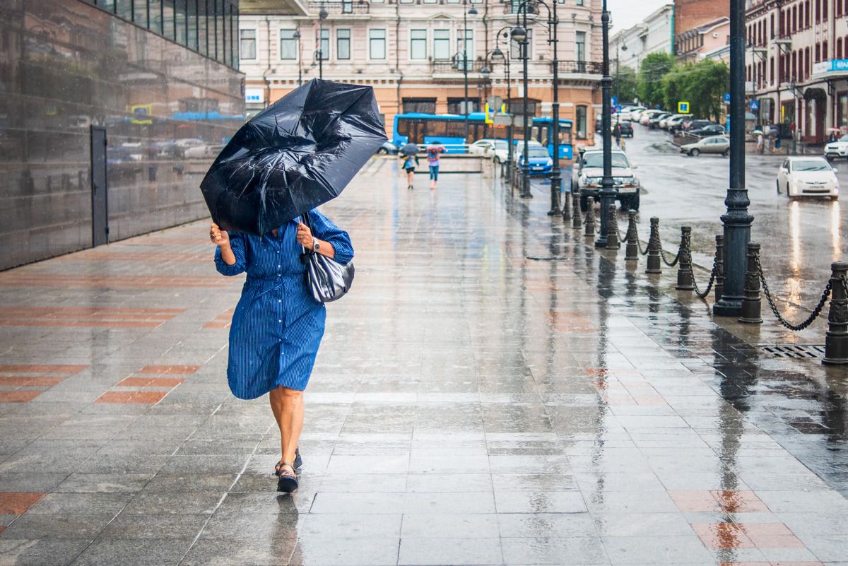 Wind and rain