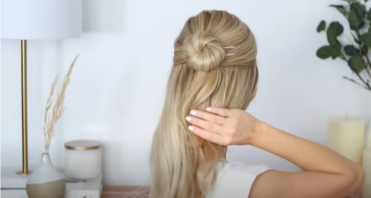 Half-Up Hairstyle