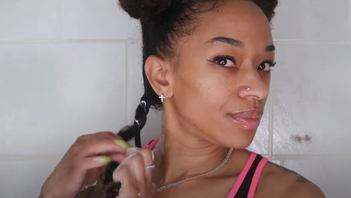 Twist your hair via Youtube
