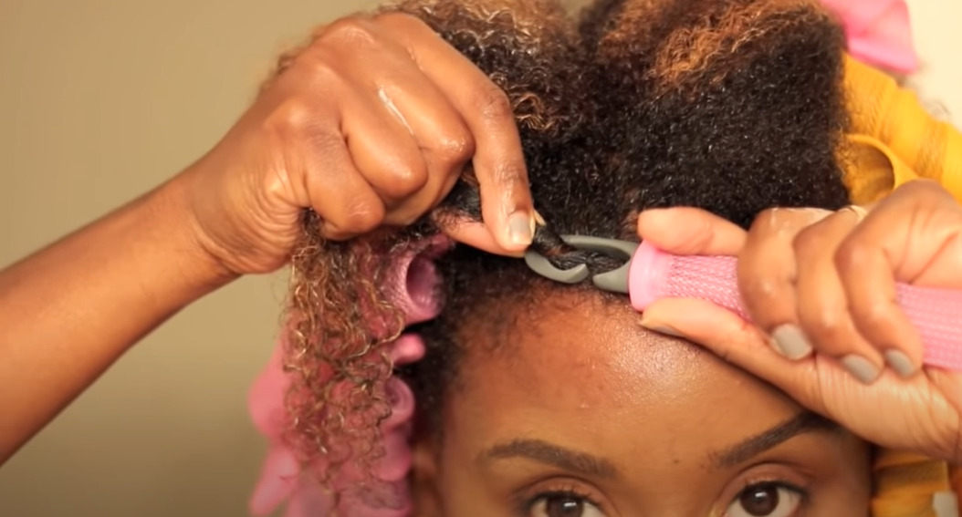 Position the Curlformer at the root of the section