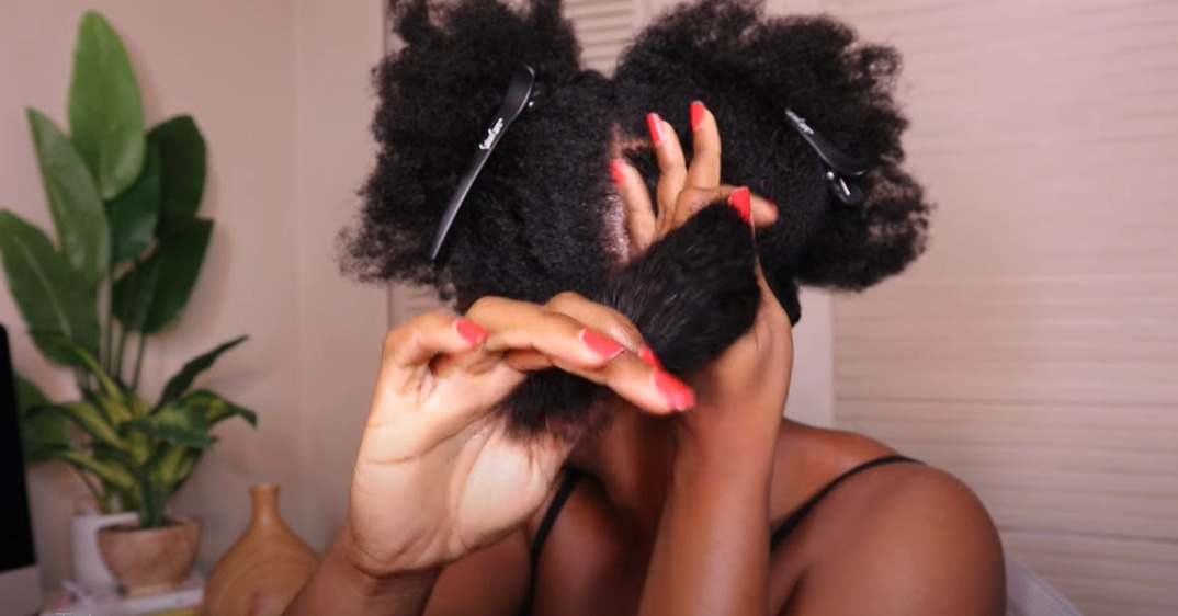 Divide your hair