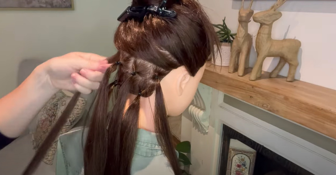 Dividing Your Hair Into Sections