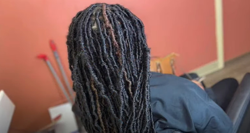 The mature stage of the dreadlocks 
